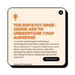 The Empathy Edge : Using AEO to Understand Your Audience